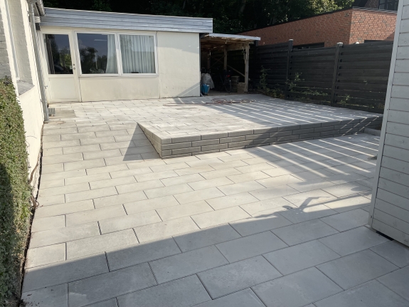 Belægningssten til ny indkørsel